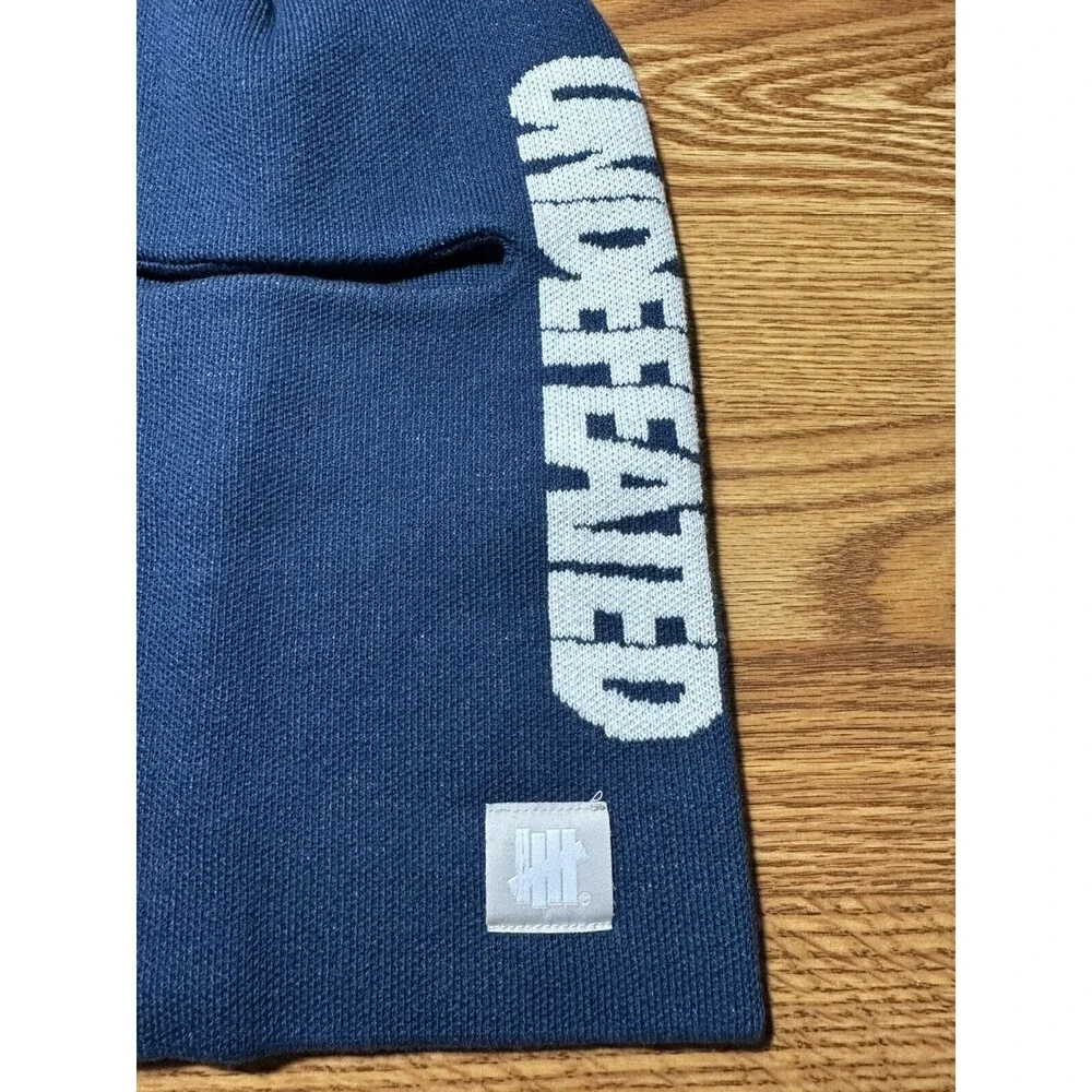 UNDEFEATED ICON BALACLAVA HOODED SKI MASK MARINE BLUE